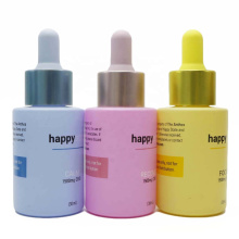 custom color 30ml 1oz cosmetic glass dropper bottle for eye drop serum packaging GB-343B